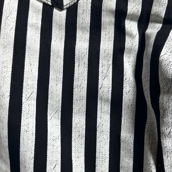 L&B Lucky & Blessed Monochrome Striped Flare Pants Size 4 - Picture 11 of 12